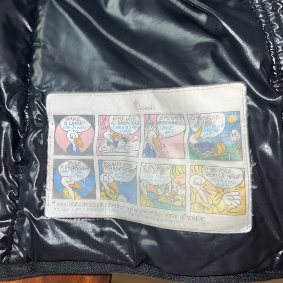 Moncler blouson fourmine noir en duvet - Picture 9 of 10